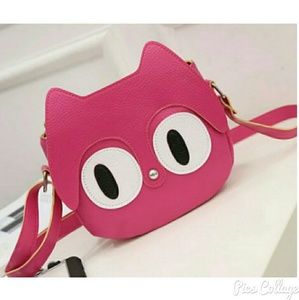 Pink Kitty Cat Bag - NEW